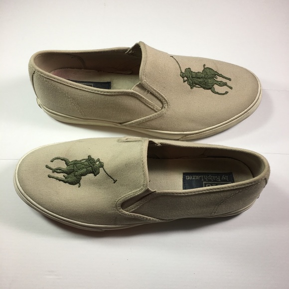 womens ralph lauren slip on sneakers